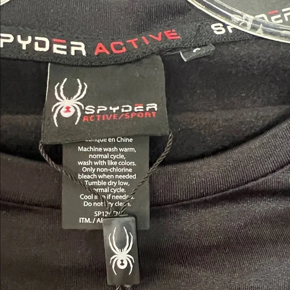 Spyder Black Long Sleeve Women's Top - Picture 3 of 4
